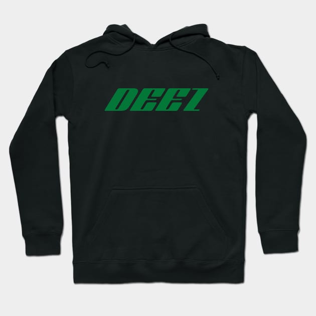 Green Deez Hoodie by BloomInOctober